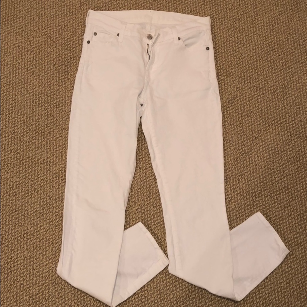 White 7 brand skinny jeans